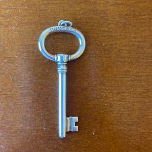 Authentic Tiffany’s & Co key pendant, 925 silver. Pendant only.